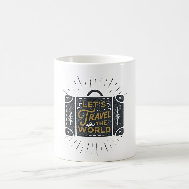 Lets Travel The World Coffee Mug (Creator Uploaded)