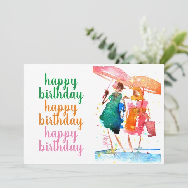 Let's Walk and Talk #140106 Card (Standing Front)