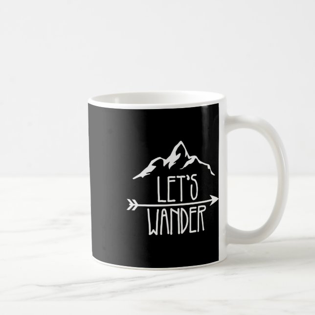Let's Wander Hiking Team Camping Matching Group Gi Coffee Mug (Right)