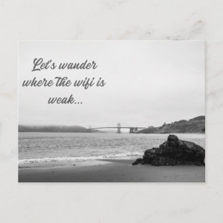 Let's Wander Postcard