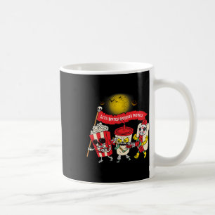 Lets Watch Horror Movies Halloween Funny Ghost Ske Coffee Mug