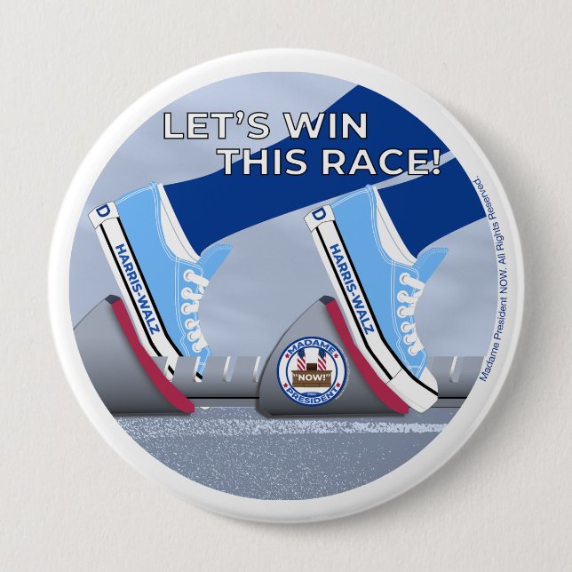 Let's Win This Race! Button (Front)
