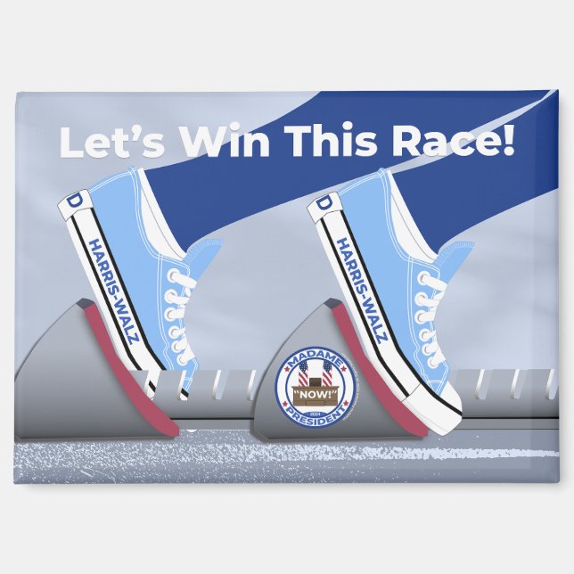 Let's Win This Race! Magnet (Front)