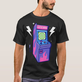 lets win Vintage Arcade Machine funny T-Shirt