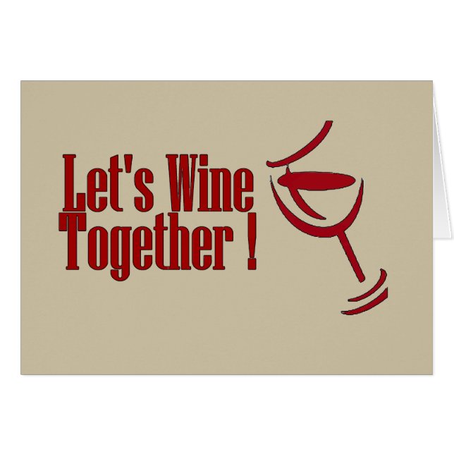 Let's Wine Together ! (Front Horizontal)
