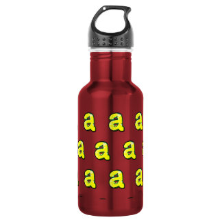 Letter "a" 532 ml water bottle