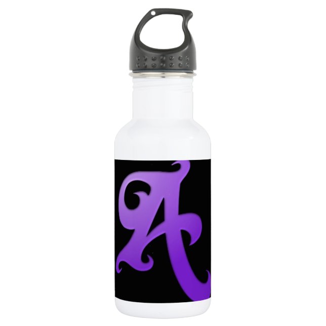 Letter A 532 Ml Water Bottle (Front)