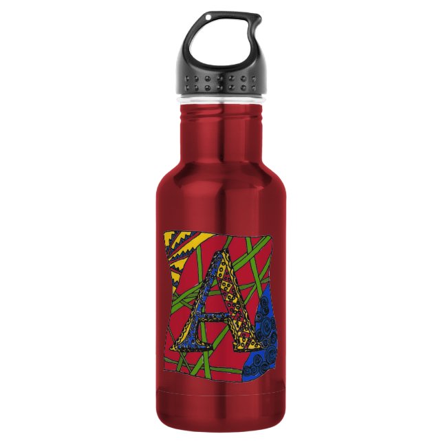 Letter "A" 532 Ml Water Bottle (Front)
