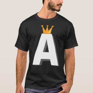Letter A Alphabet Letter Initial T-Shirt