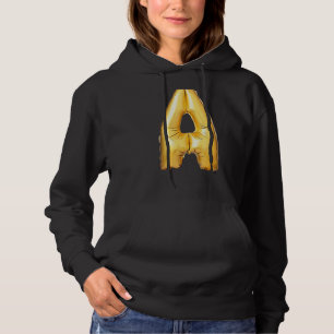 Letter A Capital Alphabet Camouflage Initial 1 Hoodie