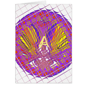 Letter A, Colourful logo text design