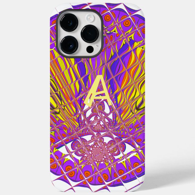 Letter A, Colourful logo text design Case-Mate iPhone Case (Back)