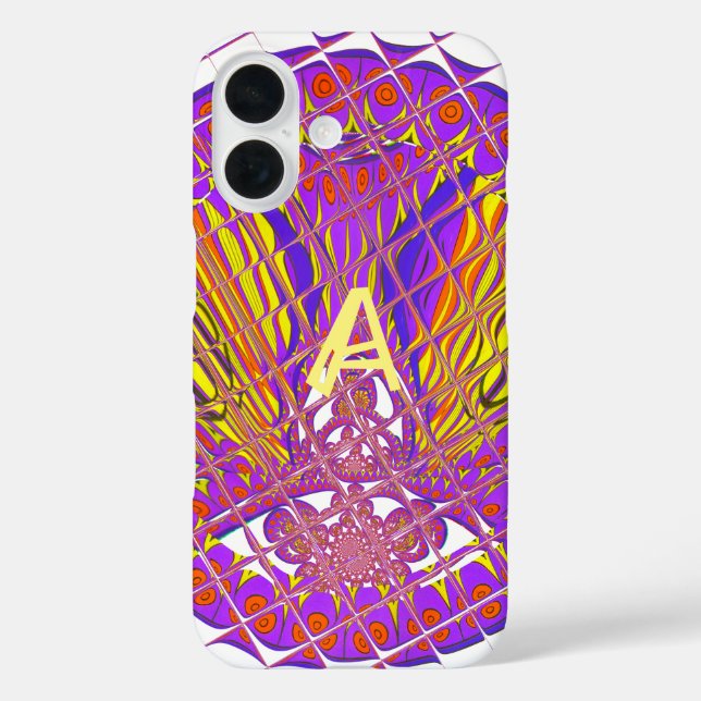 Letter A, Colourful logo text design Case-Mate iPhone Case (Back)