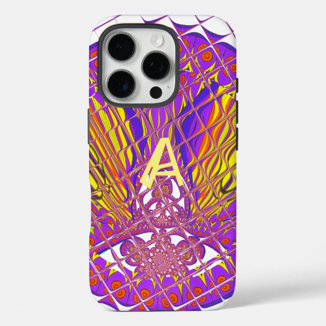 Letter A, Colourful logo text design Case-Mate iPhone Case (Back)