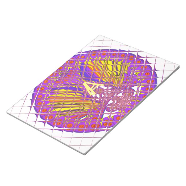 Letter A, Colourful logo text design Notepad (Angled)