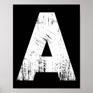 Letter A Family Chipmunk Group Matching Halloween Poster