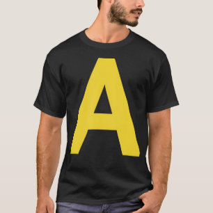 Letter A Funny Chipmunk Group Matching Halloween C T-Shirt
