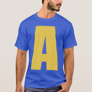 Letter A Funny Group Matching Halloween Costume T-Shirt