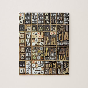 Letter A Jigsaw Puzzle