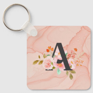 Letter A Key Ring