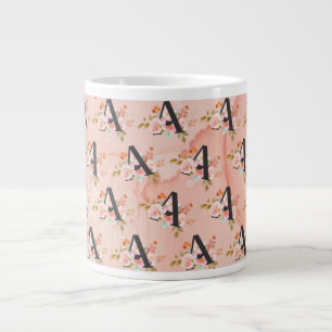 Letter A Large Coffee Mug