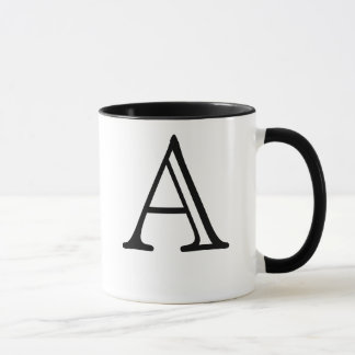Letter A Mug