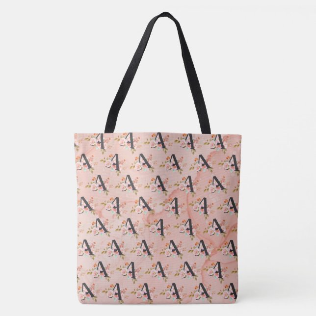 Letter A Tote Bag (Front)