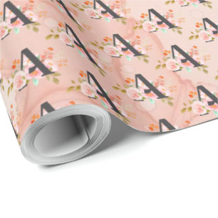Letter A Wrapping Paper