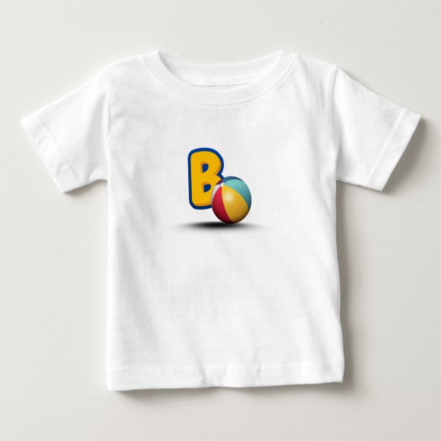 Letter B Baby T-Shirt (Front)