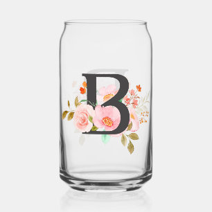 Letter B Can Glass