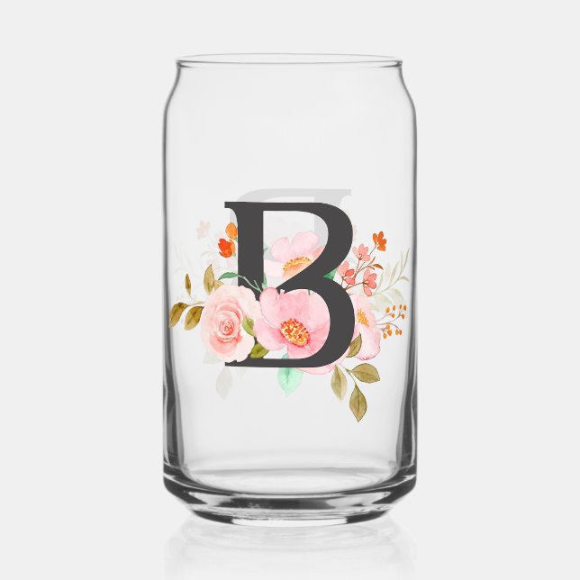 Letter B Can Glass (Front)