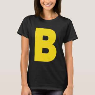 Letter B Chipmunk Group Matching Halloween Costume T-Shirt