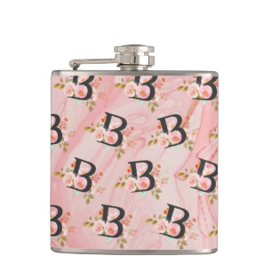 Letter B Hip Flask