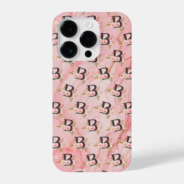 Letter B iPhone Case (Back)