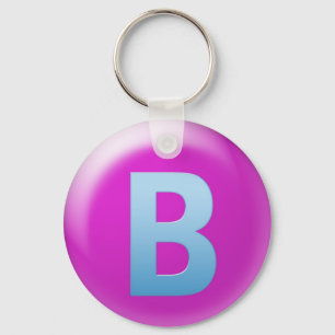 Letter B Key Ring