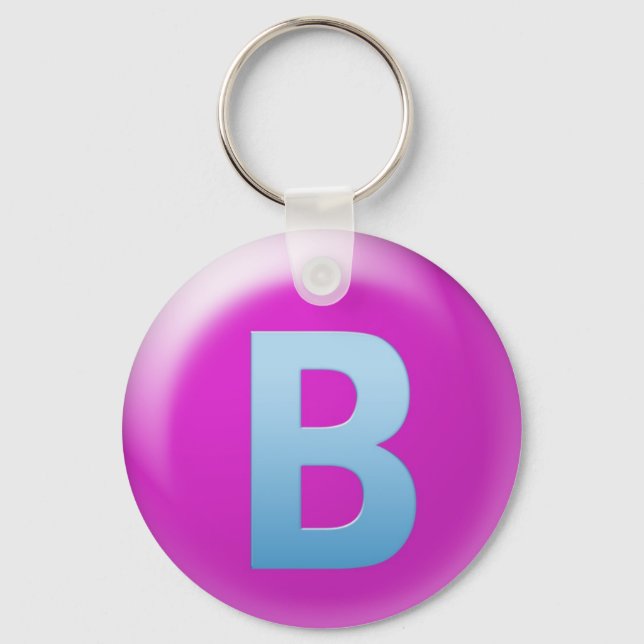 Letter B Key Ring (Front)