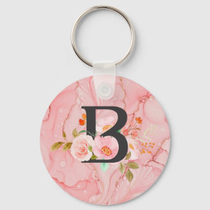 Letter B Key Ring