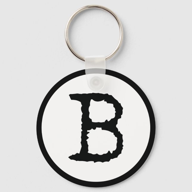Letter B Key Ring (Front)