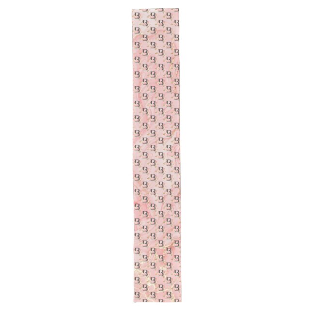 Letter B Long Table Runner (Front)