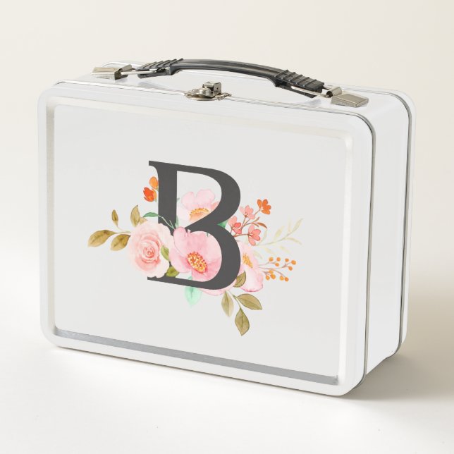 Letter B Metal Lunch Box (Front)