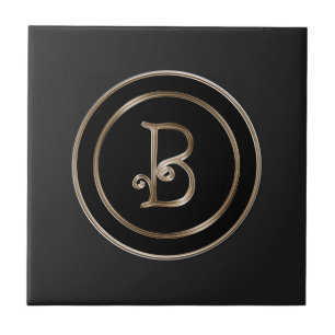 "Letter B" Monogram Tile