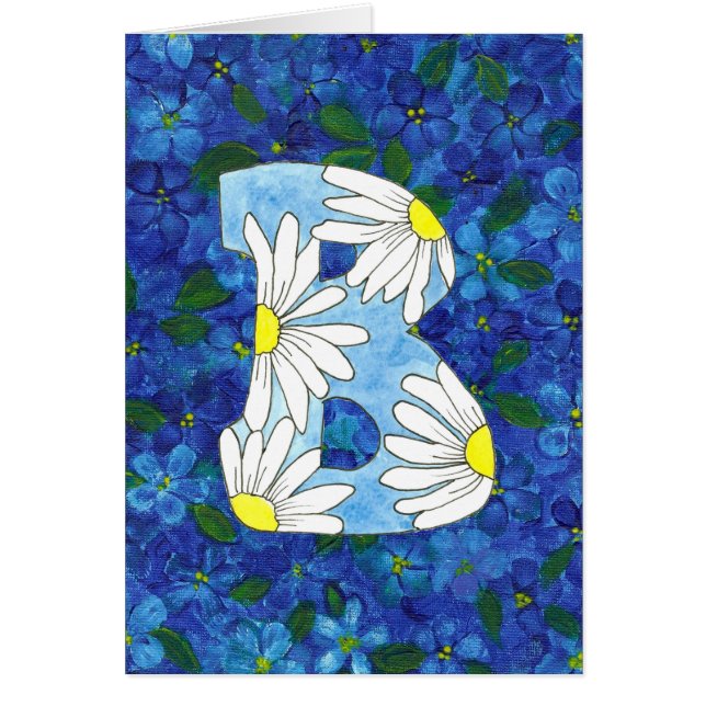 Letter B Notecard (Front)