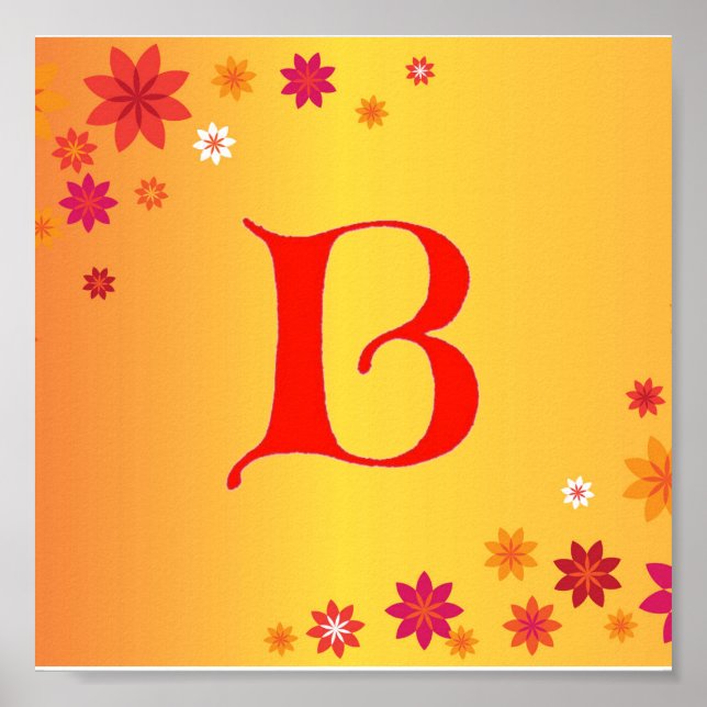 Letter B Poster (Front)