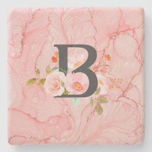 Letter B Stone Coaster