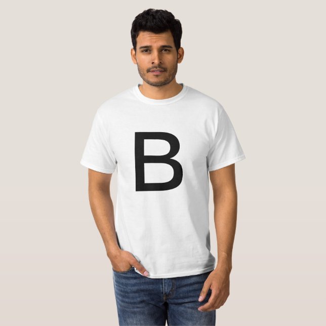 Letter B T-Shirt (Front Full)