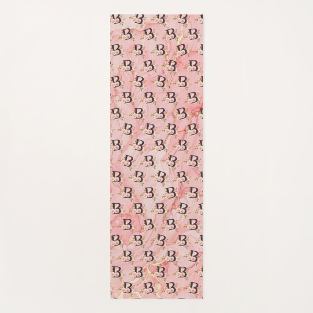 Letter B Yoga Mat (Front)