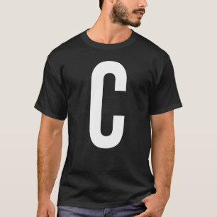 LETTER C ALPHABET MONOGRAM INITIAL T-Shirt