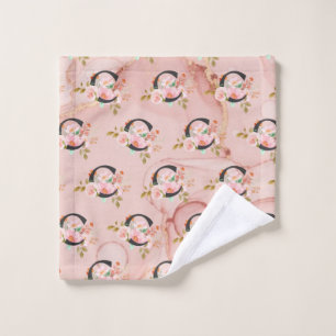 Letter C Bath Towel Set