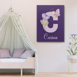 Letter C Butterfly Acrylic Wall Art<br><div class="desc">Decorate your nursery with this adorable butterfly personalised acrylic art!</div>
