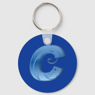 Letter C Key Ring